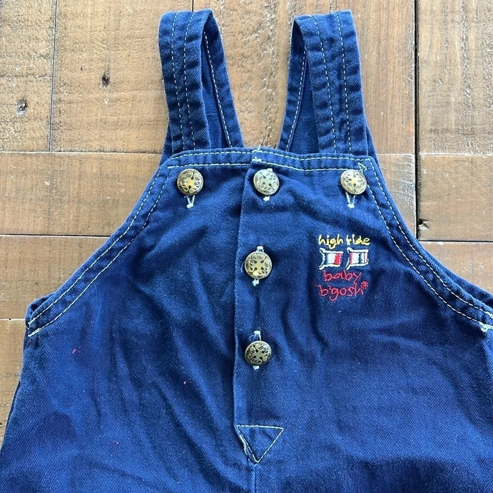 Oshkosh vintage button front overalls